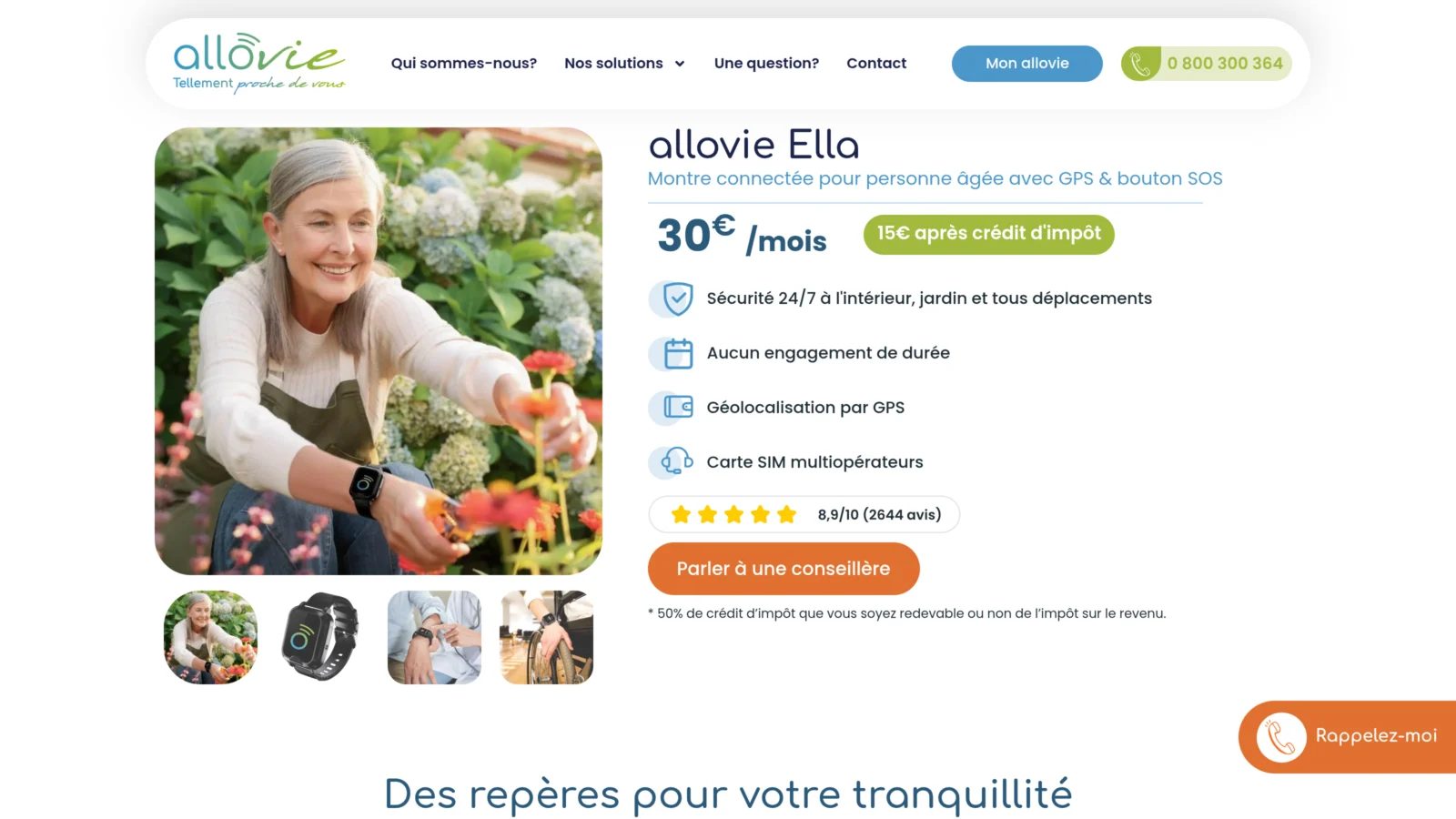 montre connectée Seniors