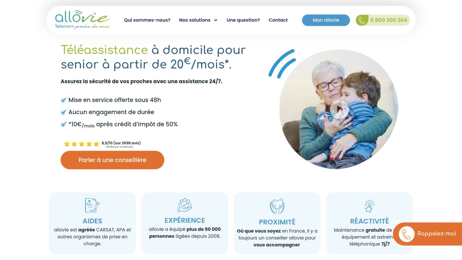 Téléassistance senior 24/7